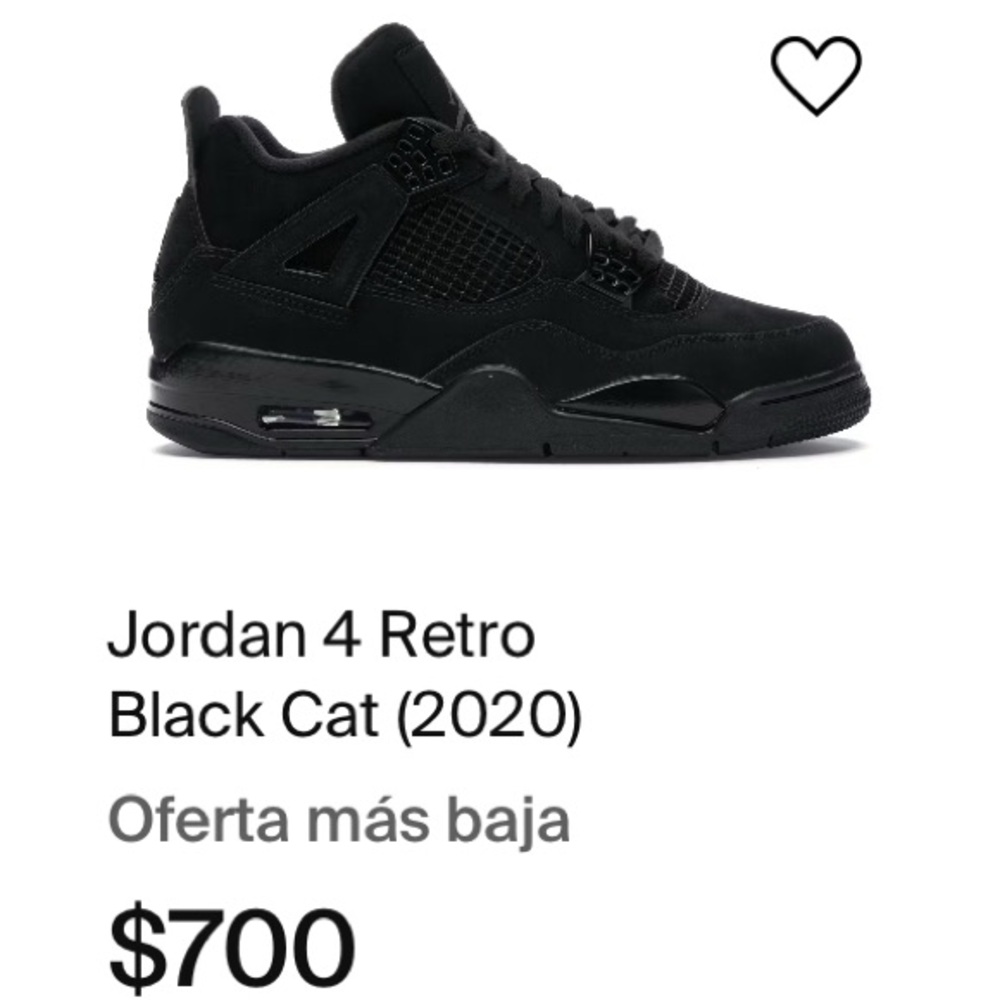 Jordan Retro 4 Black Cat